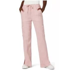 Hudson Pants Drawstring high waist straight leg cargo pink size 33